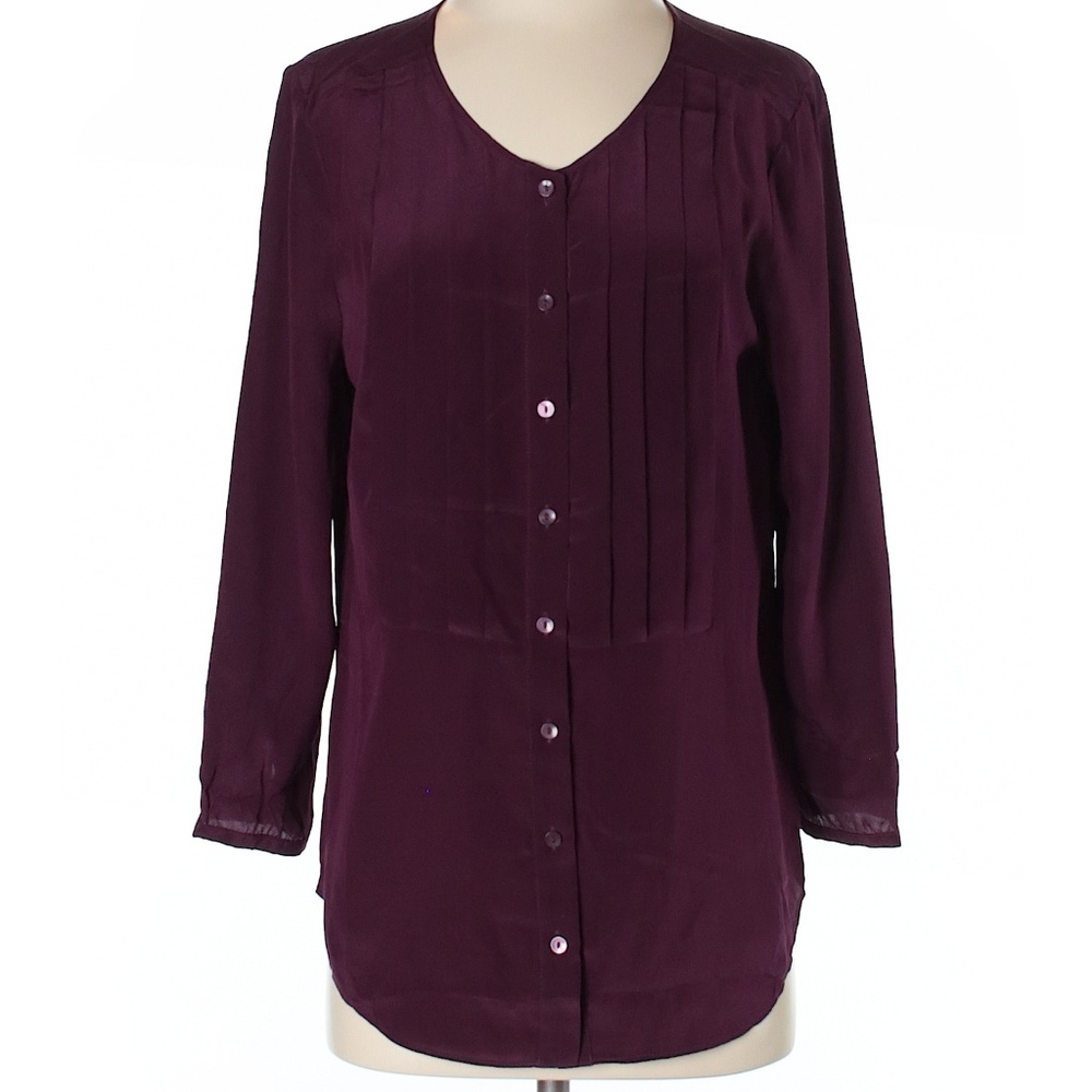 Victorias Secret Long Sleeve Silk Top